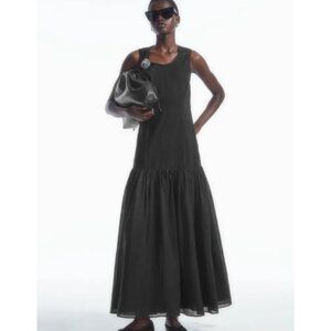 COS Dropped-Waist Maxi Dress Sz 4